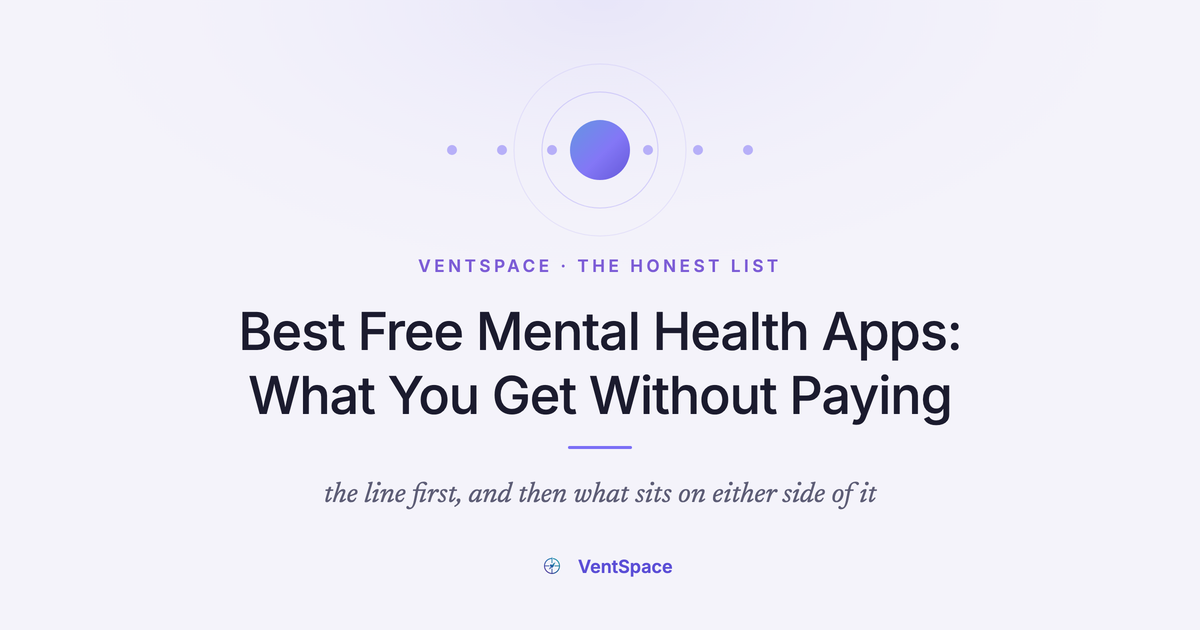 Best Free Mental Health Apps: What You Get Without Paying (2026)