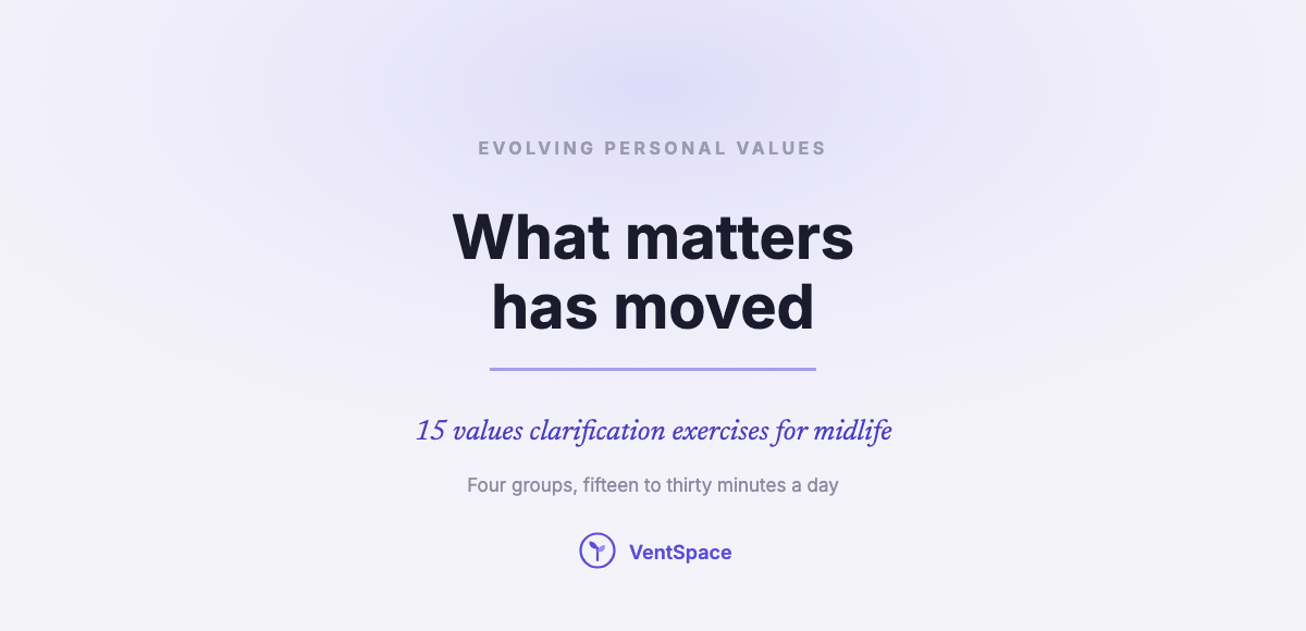 Evolving Personal Values: 15 Values Clarification Exercises for Midlife