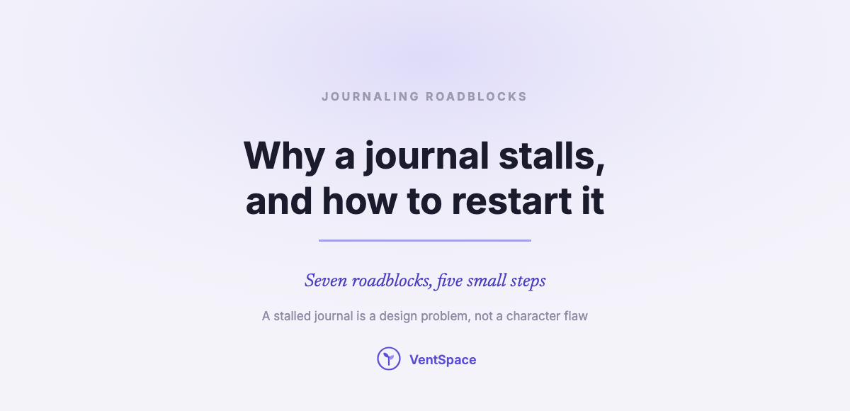 Overcoming Journaling Roadblocks: Why a Journal Stalls and How to Restart It