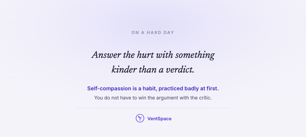 A quiet card reading answer the hurt with something kinder than a verdict.