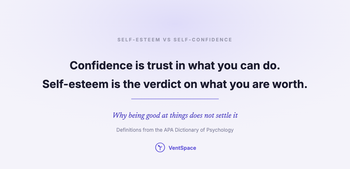Self-Esteem vs Self-Confidence: What Is the Difference