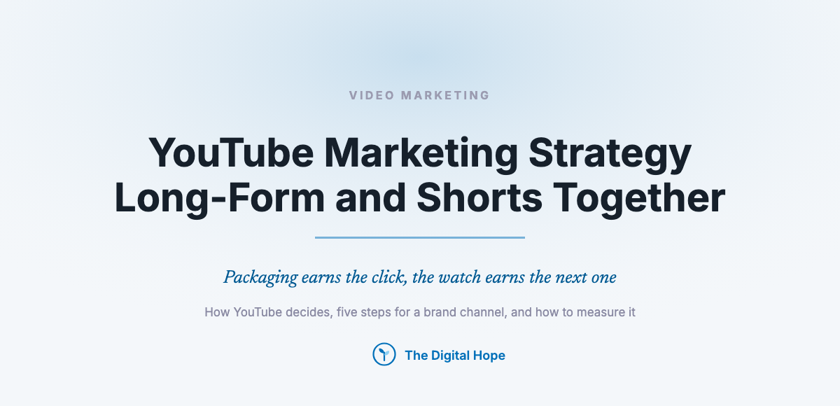YouTube Marketing Strategy: How to Grow Long-Form and Shorts Together